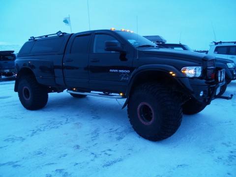 Pretty big Dodge Ram on 49 inch tires.