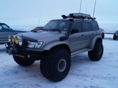 Nissan Patrol on 46 inch tires.