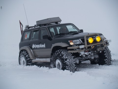 Newer model Nissan Patrol.