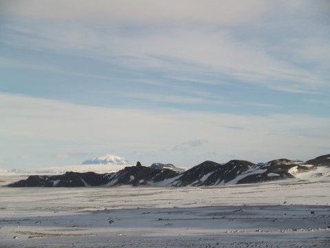 In the far distance you can see mt. Herdubreid.