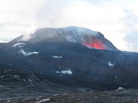 Lavafalls Eyjafjallajokull