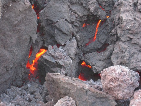 Lavafalls Eyjafjallajokull