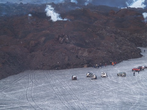 Lavafalls Eyjafjallajokull