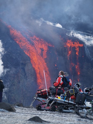 Lavafalls Eyjafjallajokull