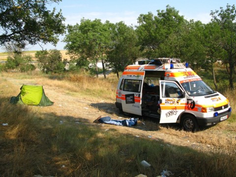 Mongol Rally Ambulance