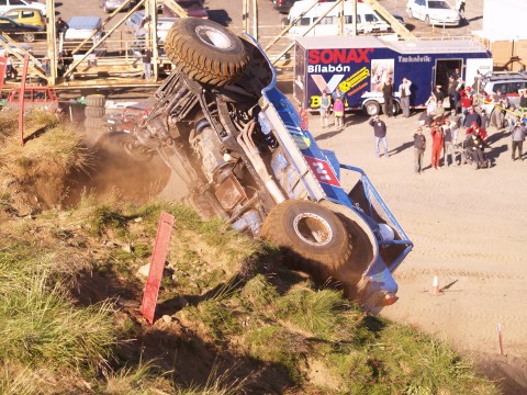 Steingrimur Bjarnason about to roll his Street Legal Willys 350