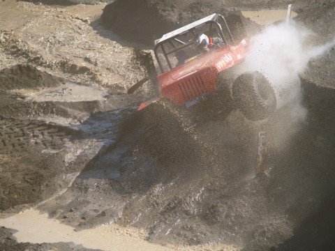 Gudbjorn Grimsson (Bubbi) is driving Ragnar Robertsson's N1 Willys