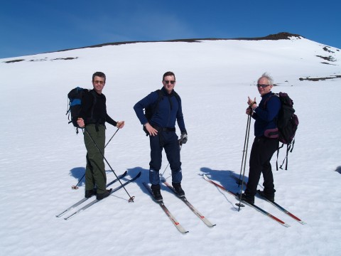 Offroad Eiríksjökull - Biggi, Issi and Einar