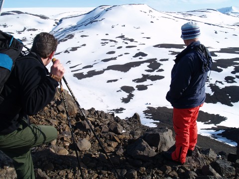 Offroad Eiríksjökull - view from the edge