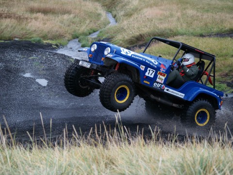 Páll Pálsson in his Jeep CJ 5