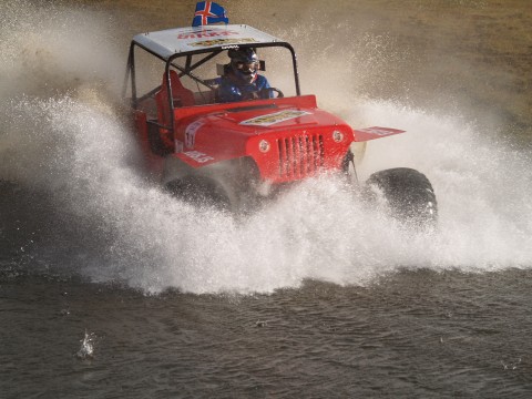 Sverrir Bergsson is also driving the 1N Willys