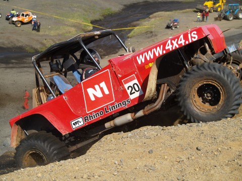 Ragnar Robertsson on his N1 Willys 