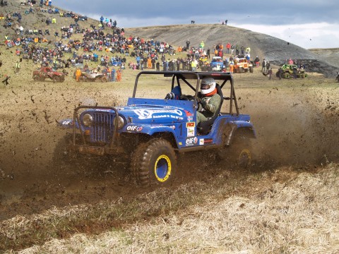 Pall Palsson in the Willys CJ 5