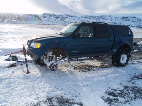 Offroading Myrdalsjokull