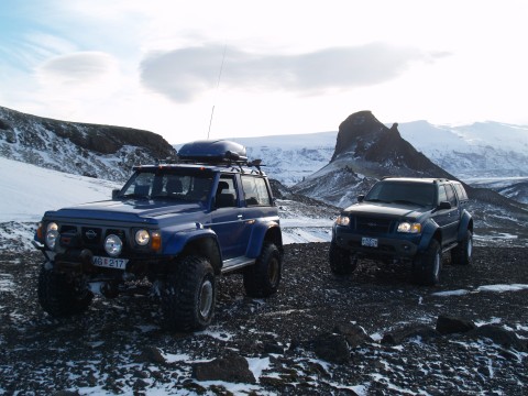 Offroading Myrdalsjokull