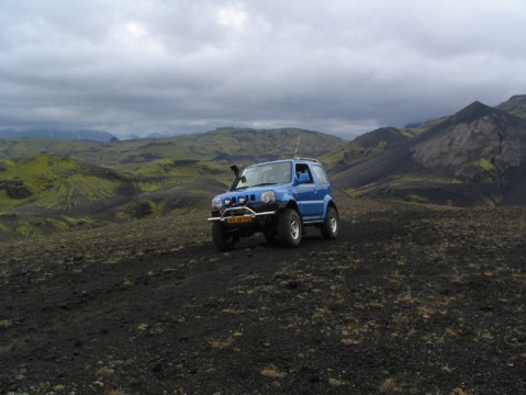 A beautiful track through similar landscapes (Fjallabak Syðri) 