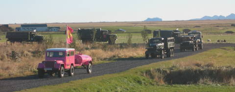 Old Army Trucks - Coming home