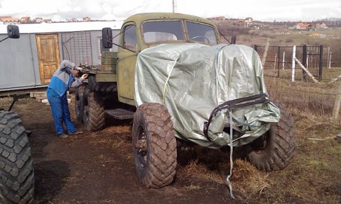 Old Russian Army Truck - ZIL 157