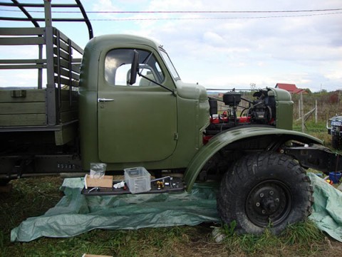 Old Russian Army Truck - ZIL 157