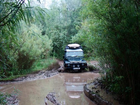 Visiting the Land Rover Billing Show