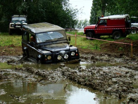 Visiting the Land Rover Billing Show