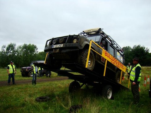 Visiting the Land Rover Billing Show