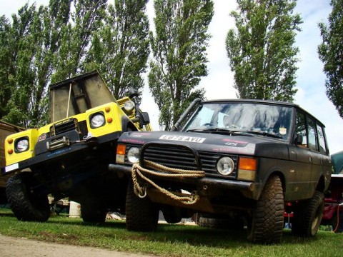 Visiting the Land Rover Billing Show