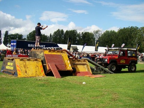 Visiting the Land Rover Billing Show