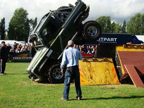 Visiting the Land Rover Billing Show