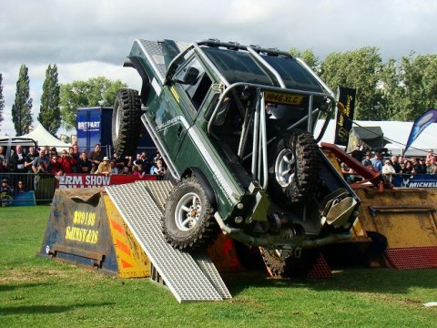 Visiting the Land Rover Billing Show