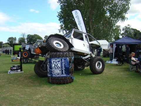 Visiting the Land Rover Billing Show