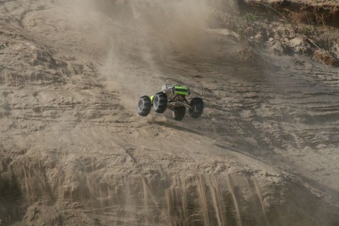 Almost makes it. Driver screams yes, but the gravity says no. And Nightfall is falling.