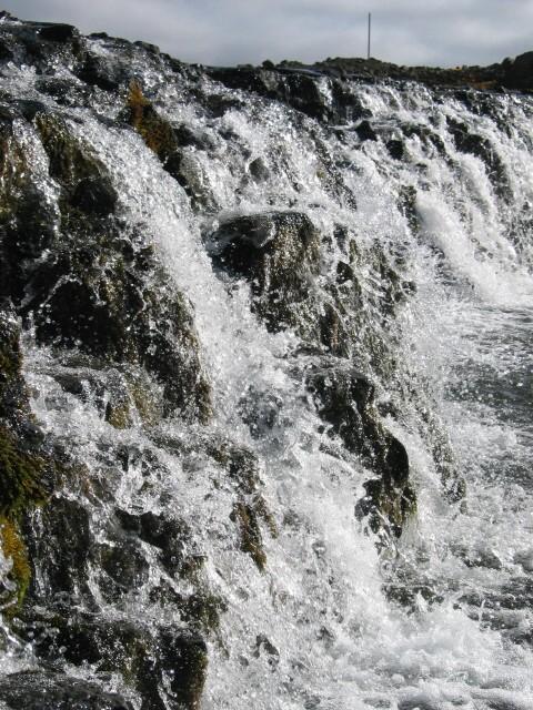 Waterfall closeup