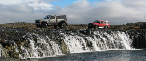 The waterfall