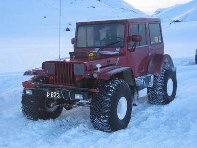 Old Jeep Willys with modifications