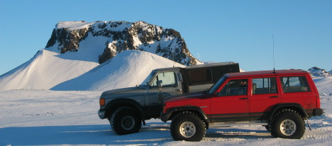 Offroad adventure - Skjaldbreidur- Langjokull January 2004