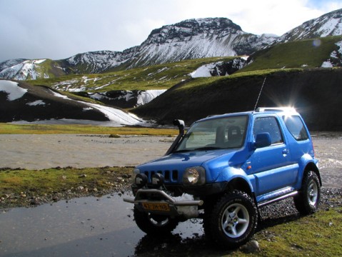 Offroading a Suzuki Jimny in Iceland